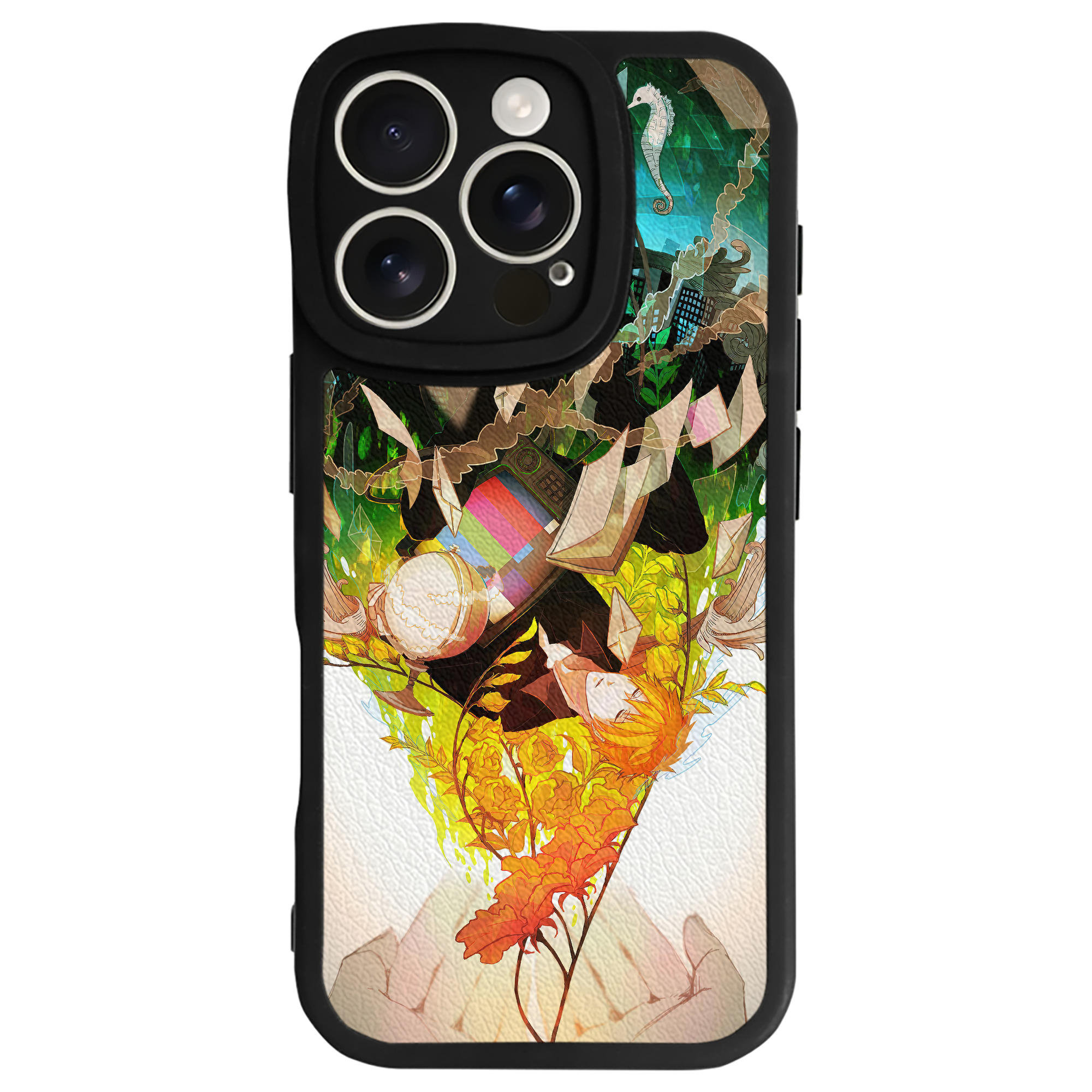 （画像用） ブリーチ BLEACH 【iPhone 16シリーズ対応】シリコンスマホケース（レザー調） 材質：シリコン